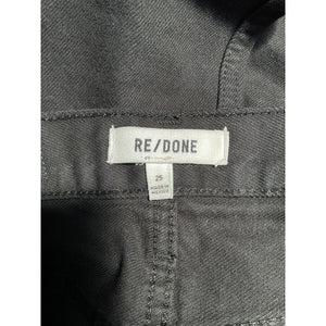 Re/Done Classic Black 90s High-Rise Loose Denim Jeans Size 25