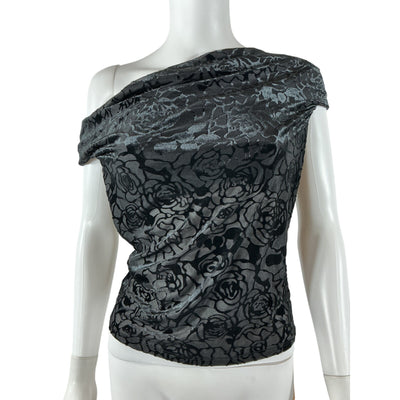Reformation 'Cello' Black Knit Top Size M