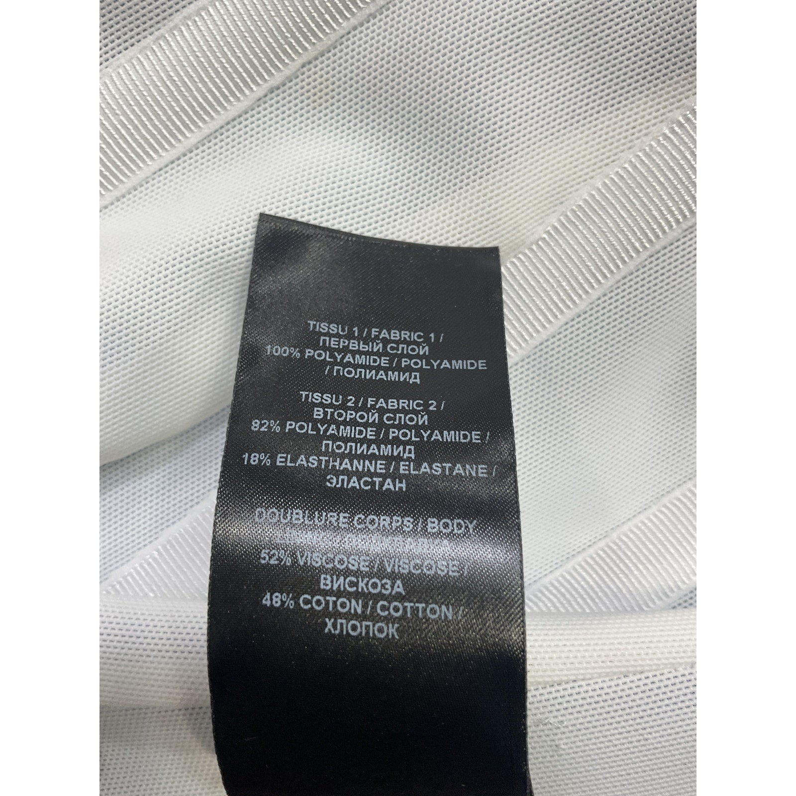 Balmain 'Bouclé' Blue Viscose Button-Embellished Bustier Crop Top Size 2 US / FR 34