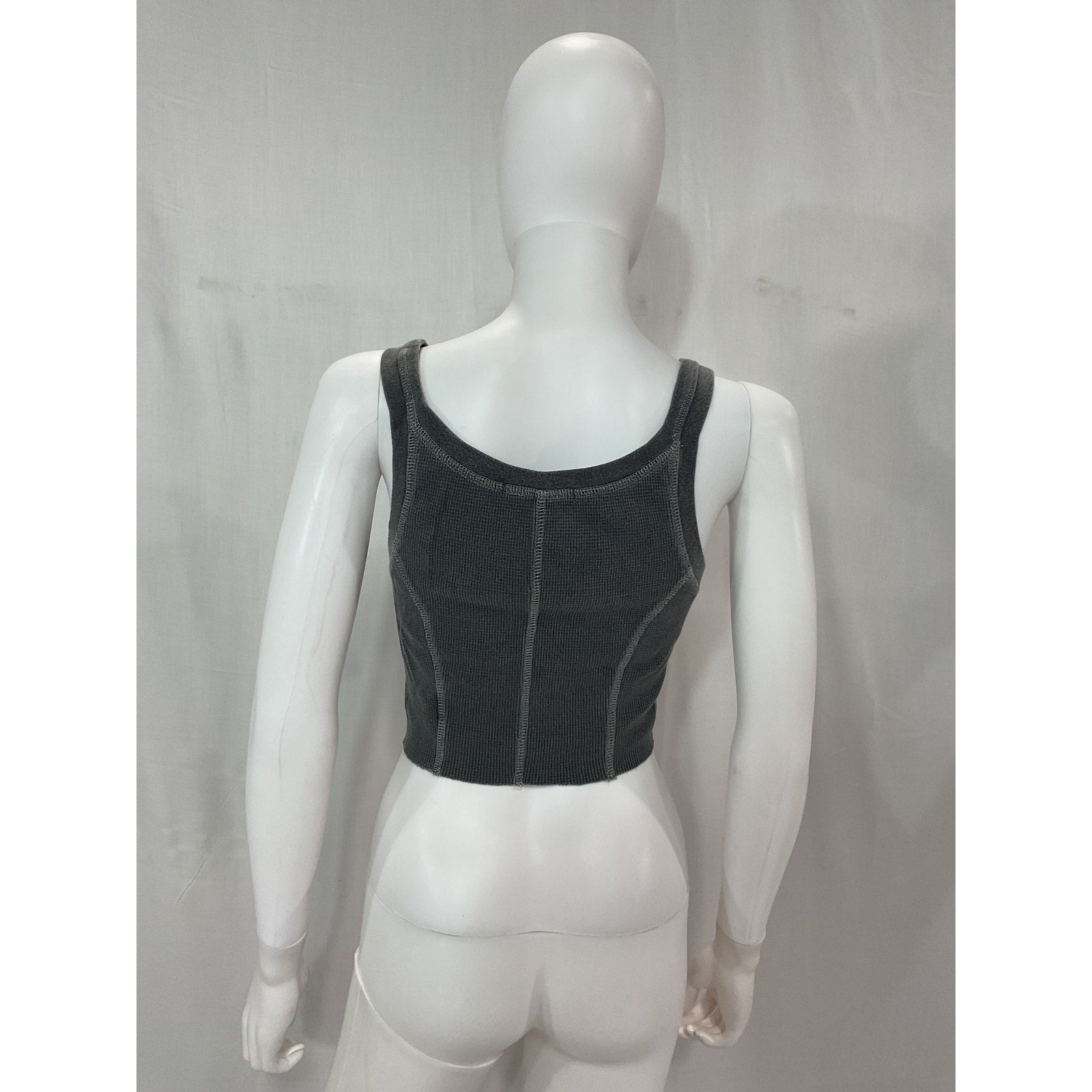 Marissa Webb 'Beau' Gray Cropped Tank Size S