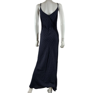 Dissh Sleek Navy Black Fame Slip Dress Size 6