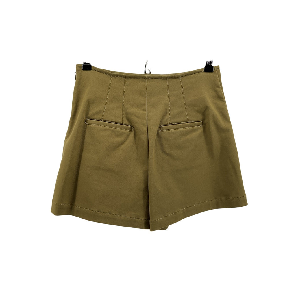 Derek Lam 'Yolie' Green Cotton Cargo Skort Size 00 - NWT