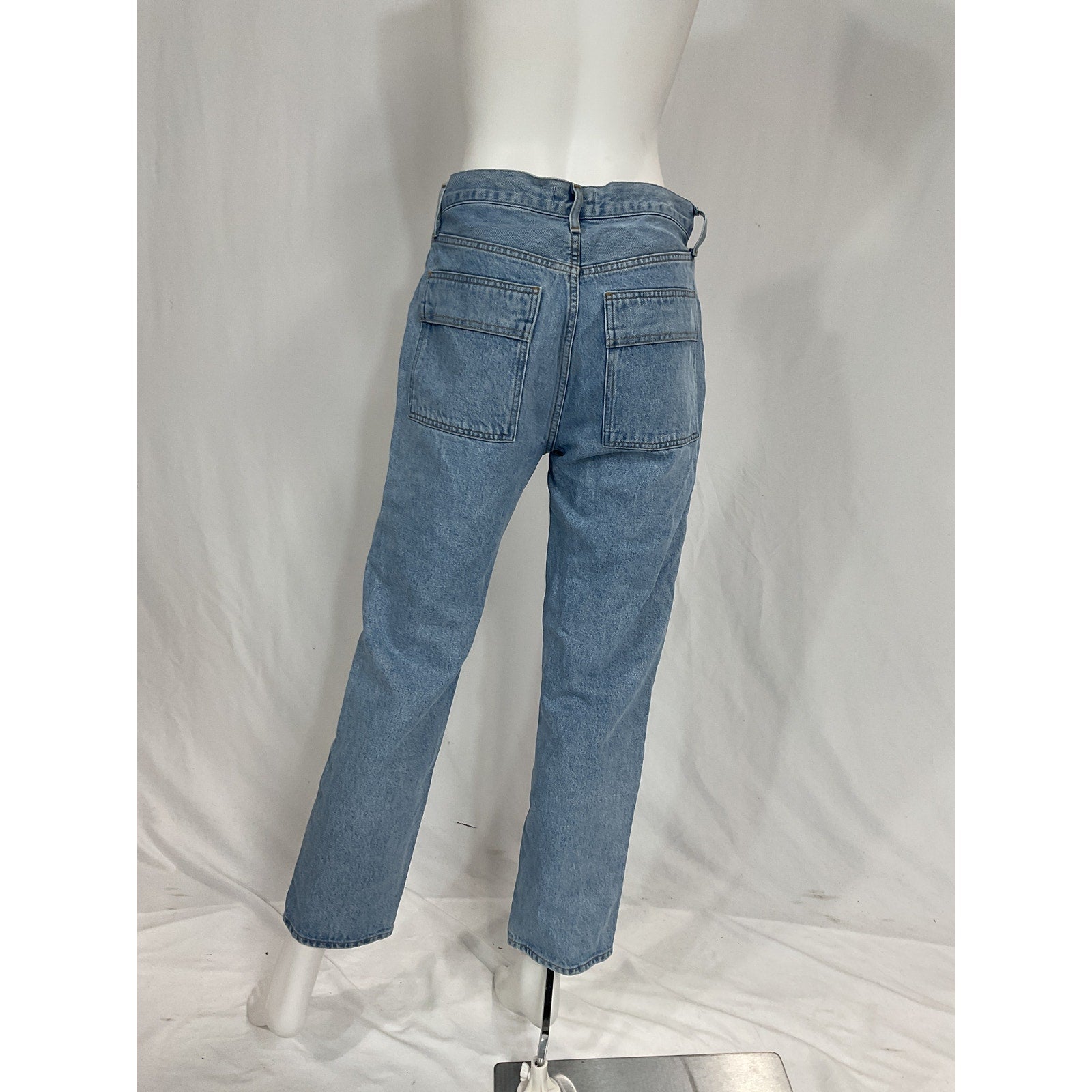 Agolde 'Cooper' Blue Cargo Denim Jeans Size 27
