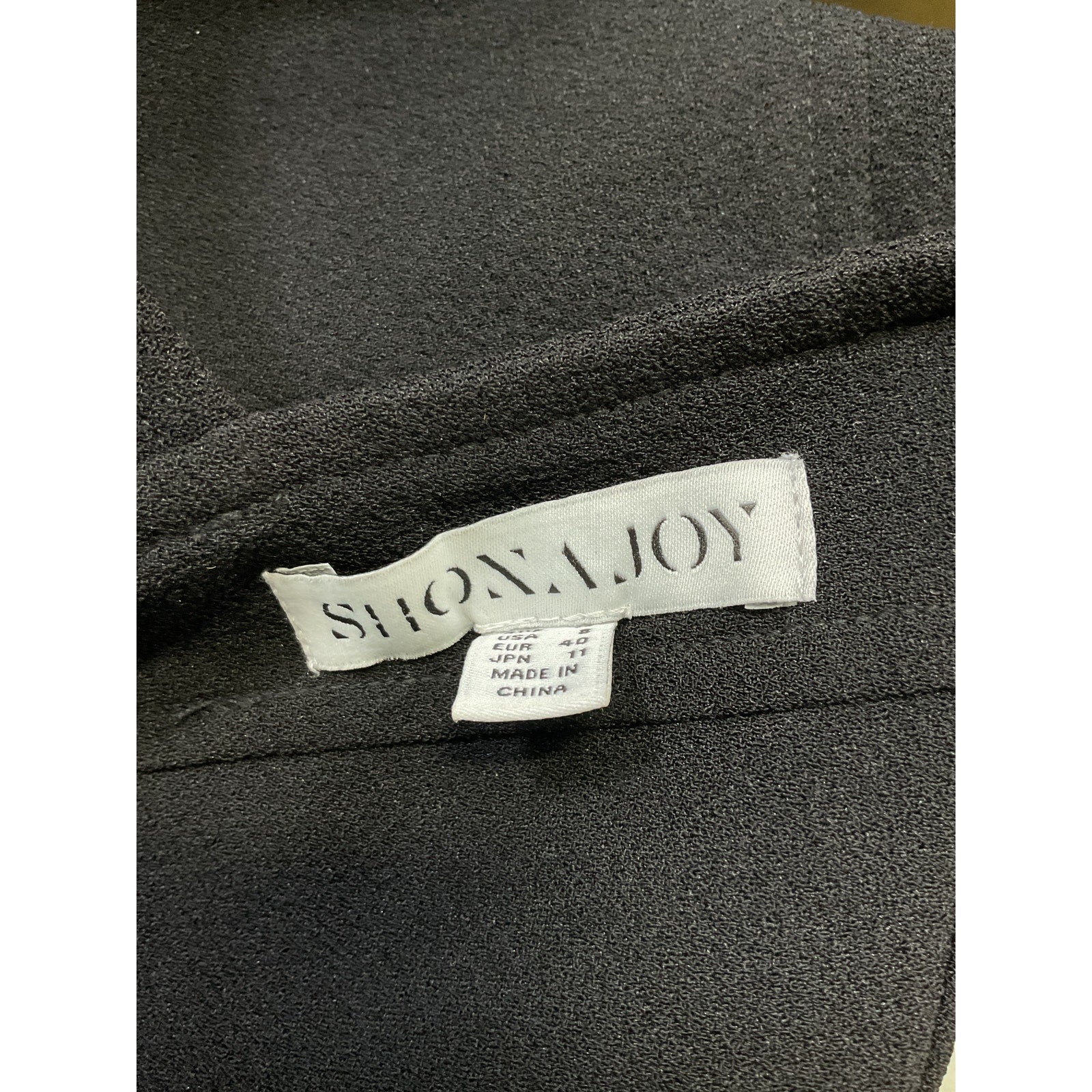 Shona Joy 'Amura' Black Crepe Corset Bustier Top/ Blouse Size 8