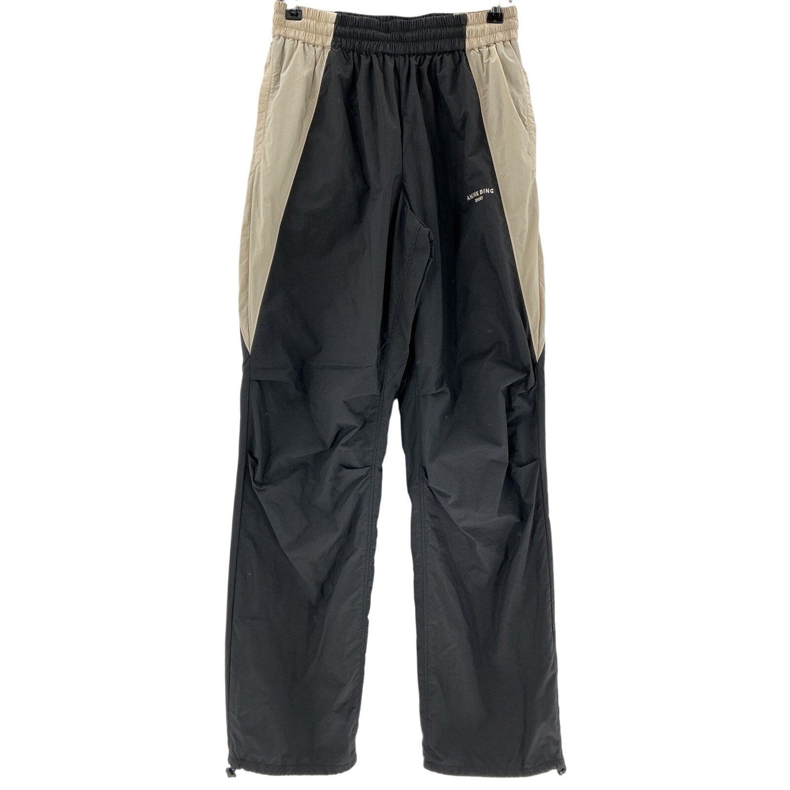 Anine Bing 'Emerson' Black Nylon Jogger Size S