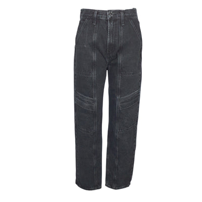 Agolde Classic Black Cooper Cargo Denim Jeans Size 25
