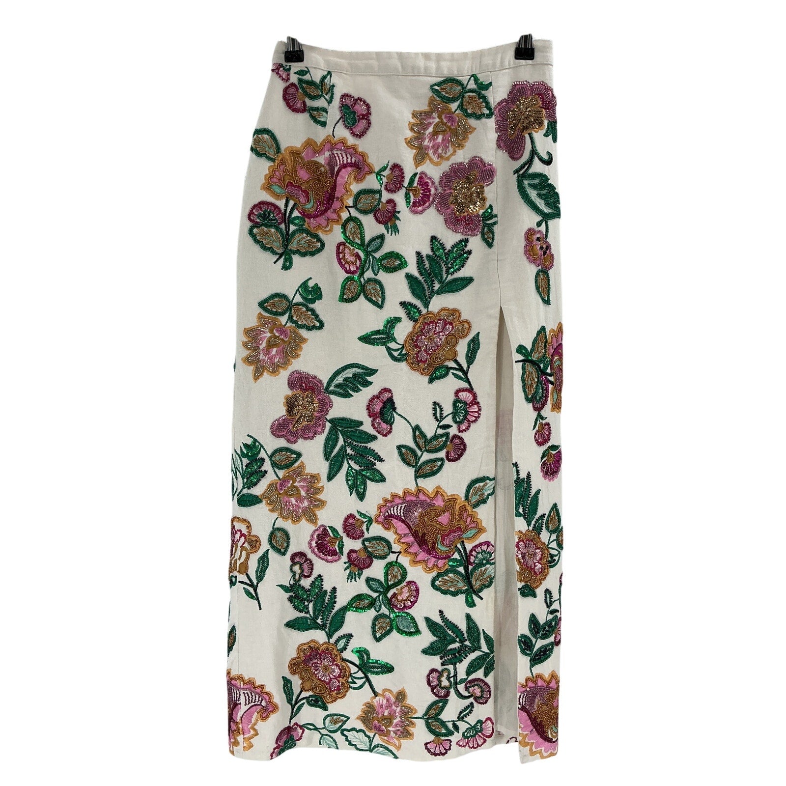 Misa Los Angeles 'Thara' White Cotton Skirt Size S