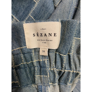 Sézane 'Andr�as' Blue Pants Size 34