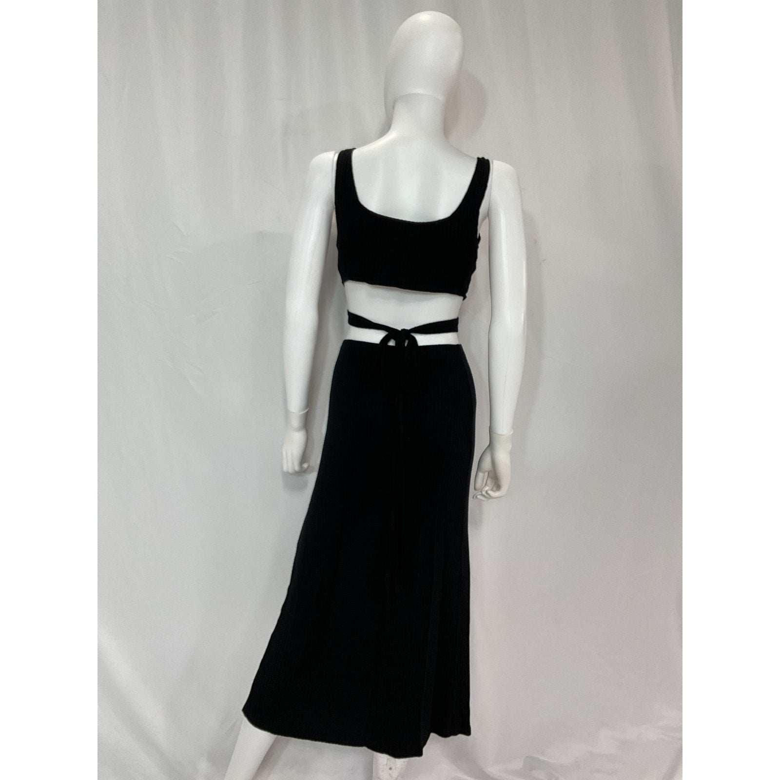 Reformation 'Jonny' Black Two Piece Size M