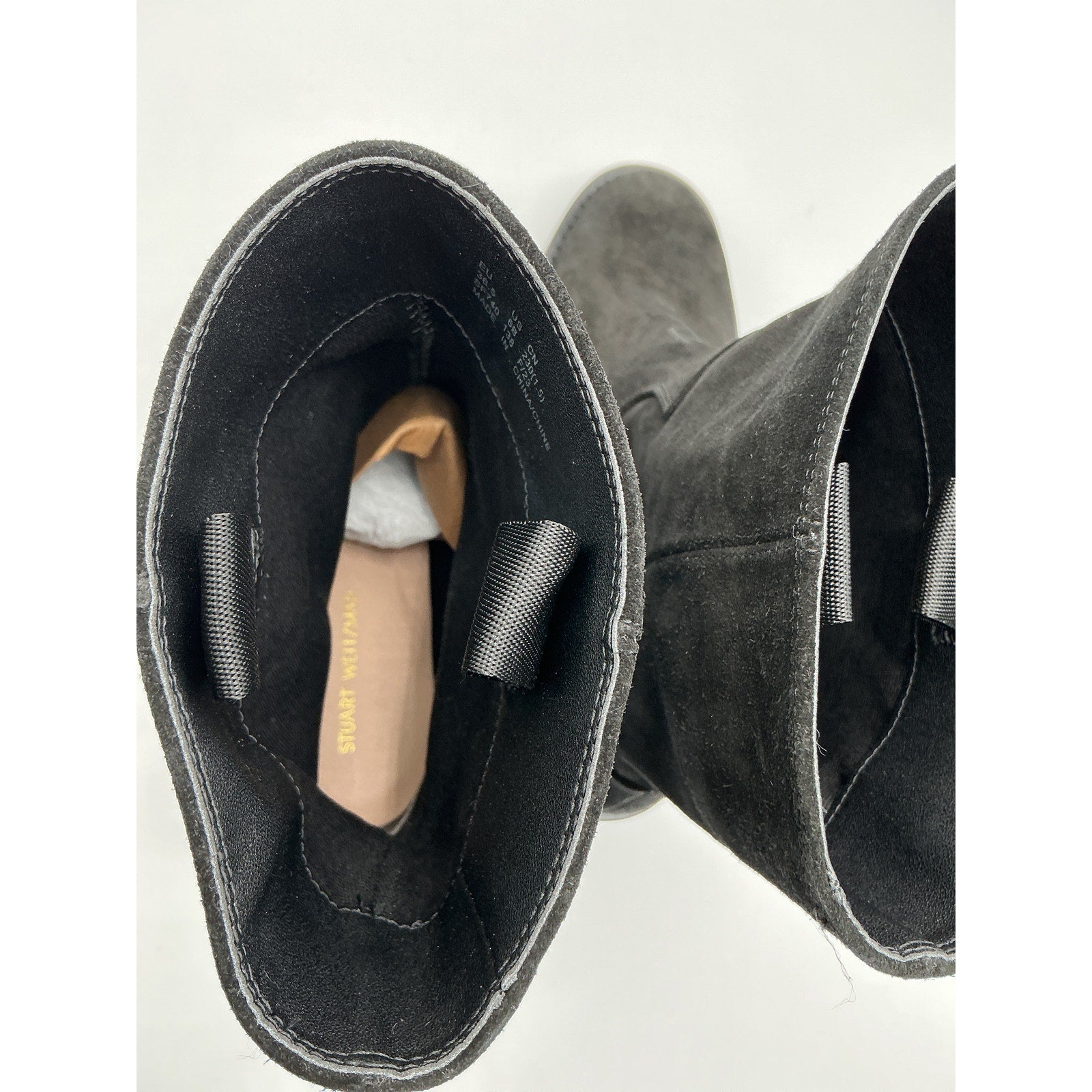 Stuart Weitzman 'Moto' Black Boots Size 6