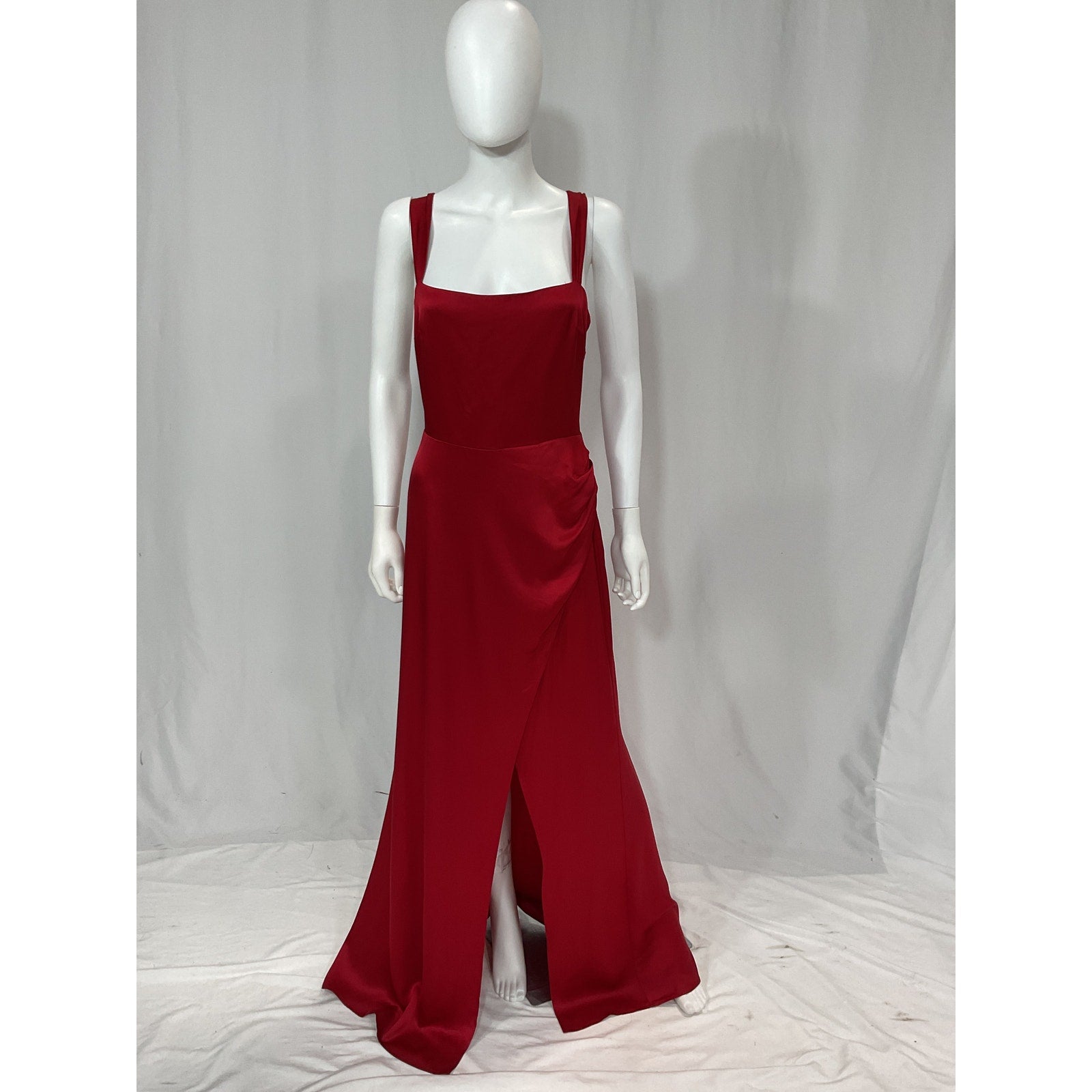 Reformation 'Isolene' Red Satin Dress Size 8