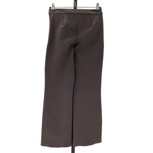 Theory Tailored Brown Kick Trousers Size 00
