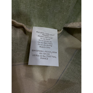 Sézane Striped Green Bonjour Tote Bag