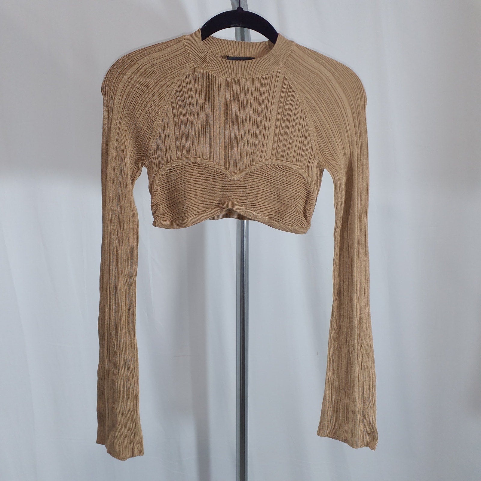 Michael Costello x Revolve 'Kadri' Tan Top Size S