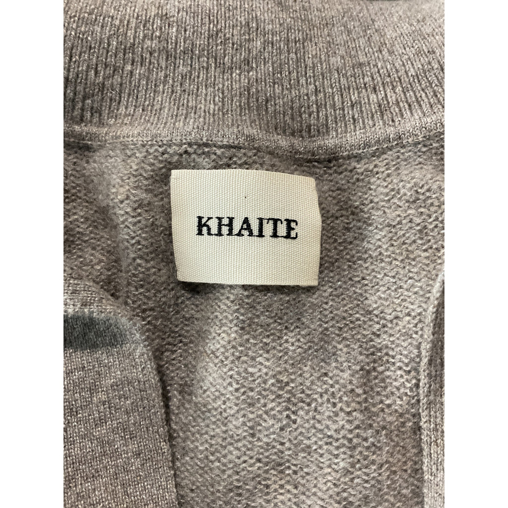 Khaite 'Jo' Grey Cashmere Pullover Sweater Size XS