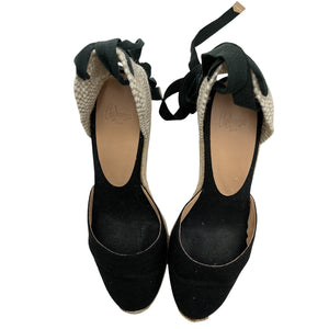 Castañer Canvas Multicolor Carina 80 Espadrille Wedges Size 39 EU / 9 US