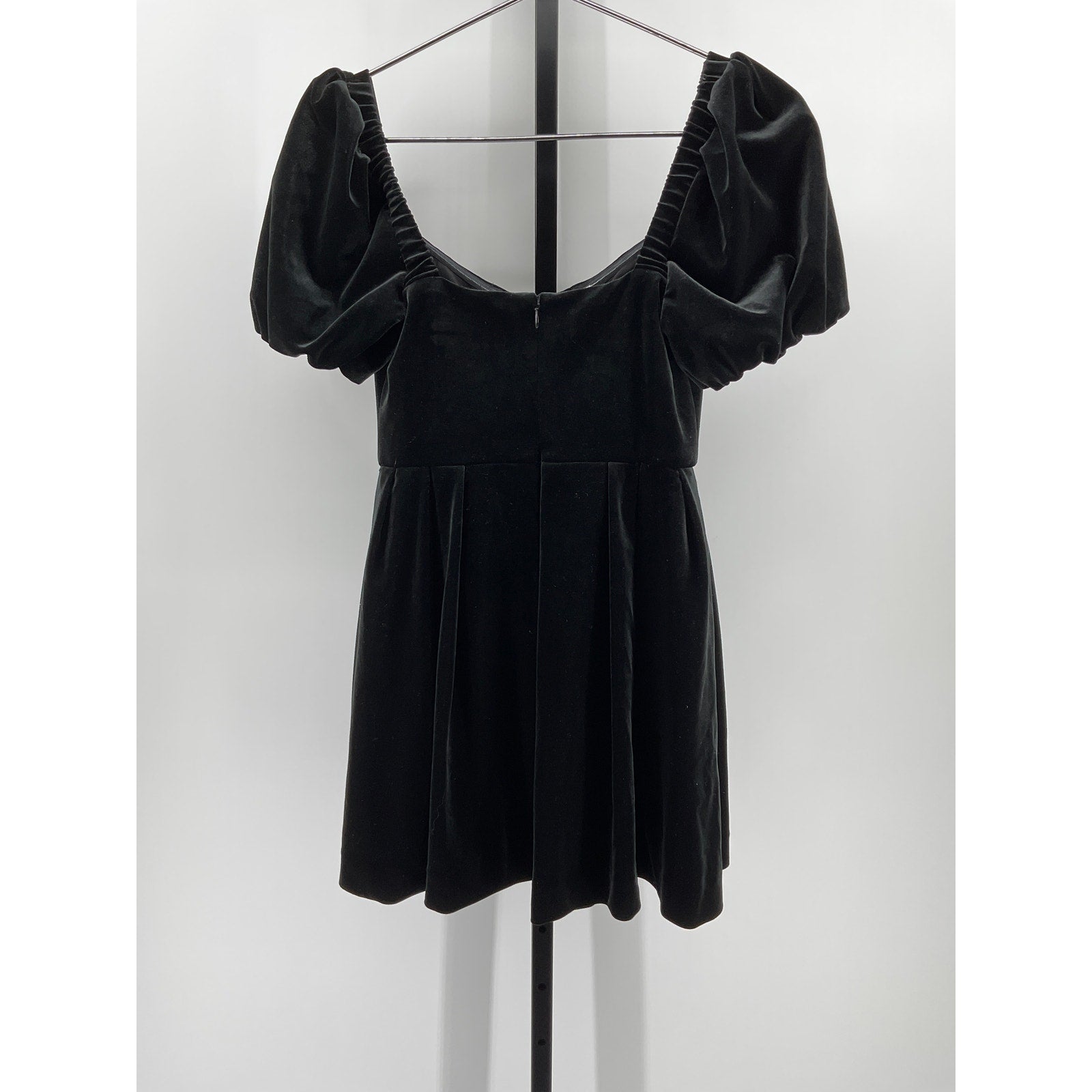 Self-Portrait 'Sweetheart' Black Polyester Mini Dress Size 4