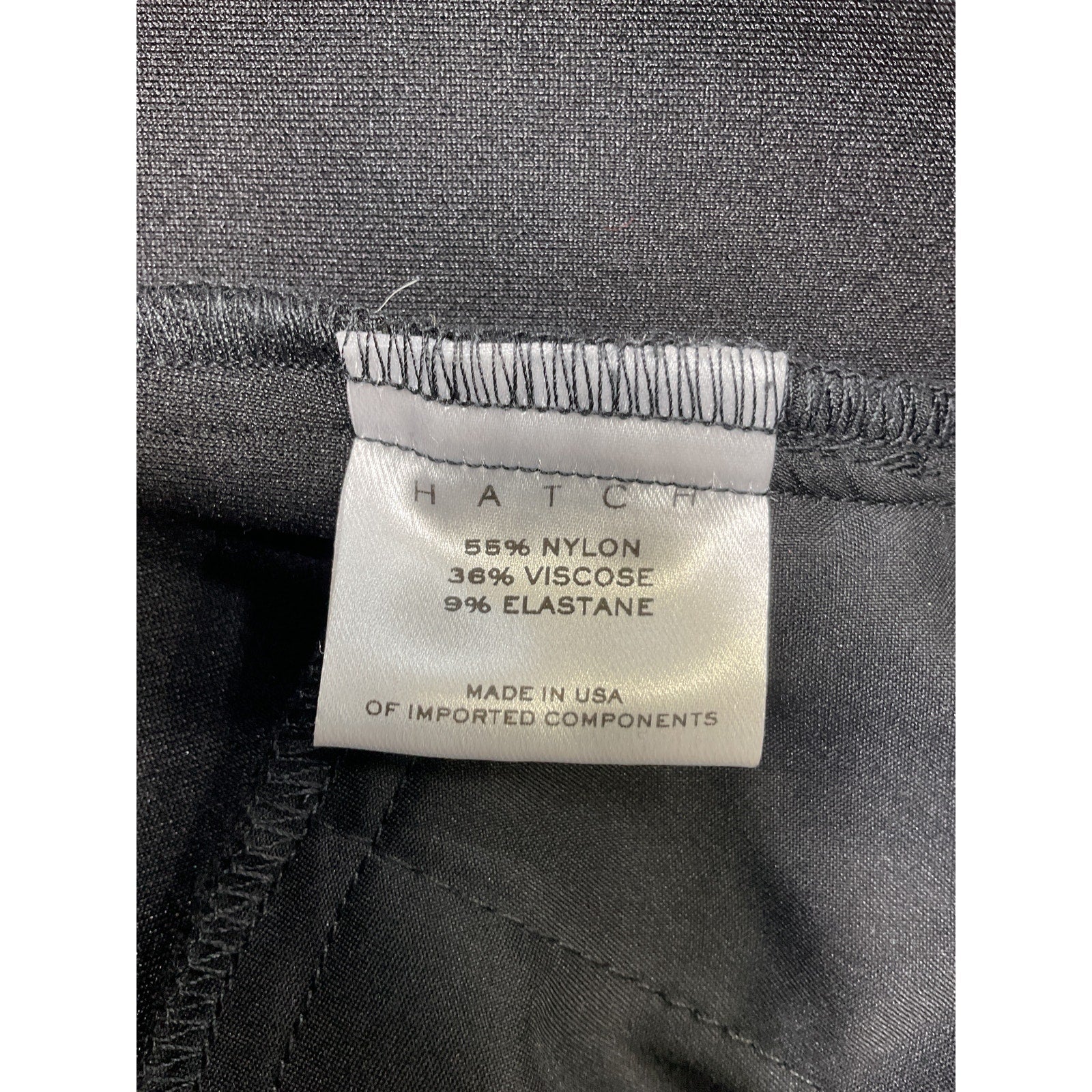 Hatch The Hatch Black Nylon Suit Pant Size 1