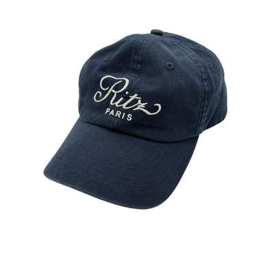 Frame Embroidered Blue Ritz Paris Baseball Cap