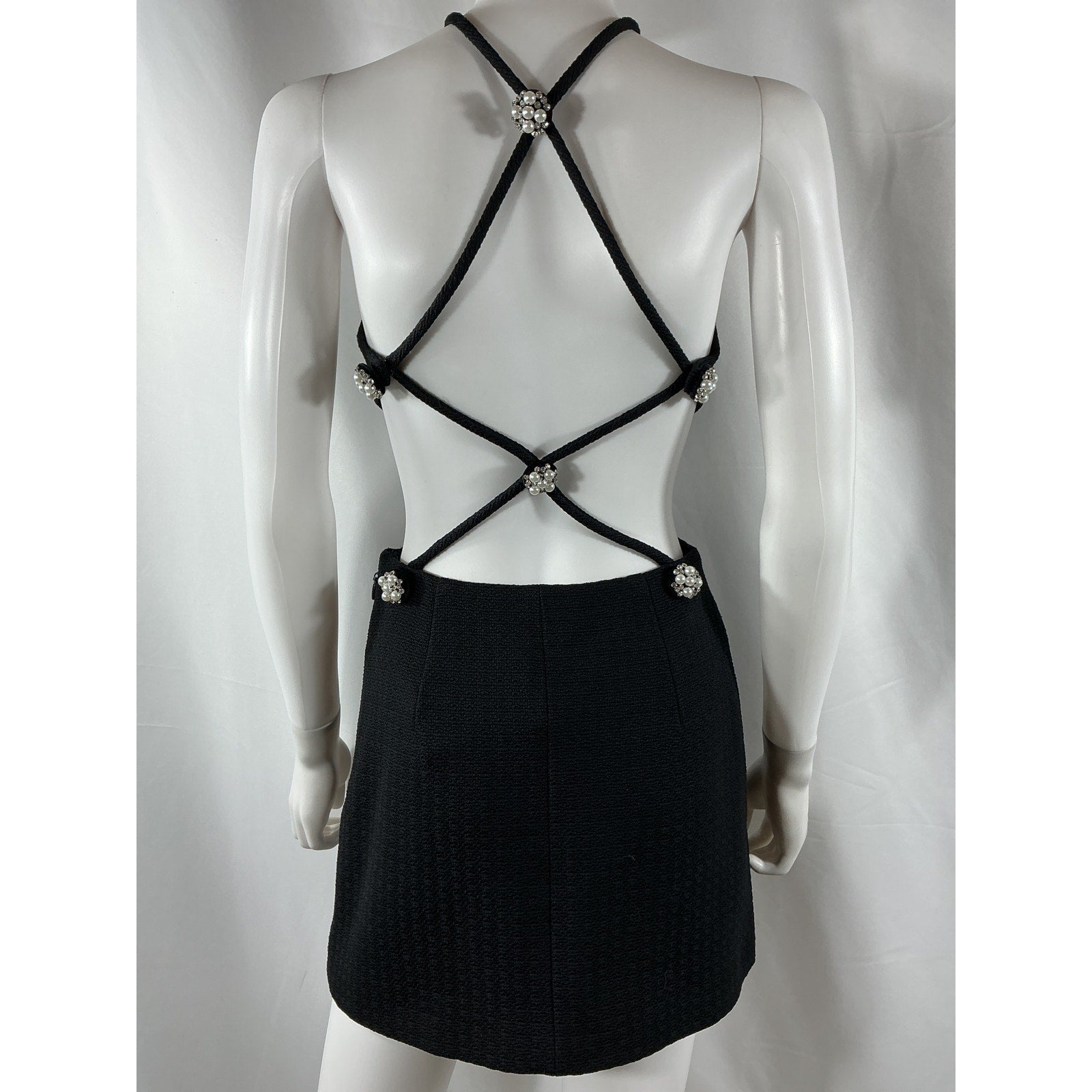 Alexis 'Merce' Black Cotton Dress Size XS