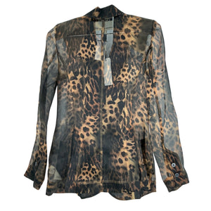 L'Agence Sheer Multicolor Tamara Blazer Size 00