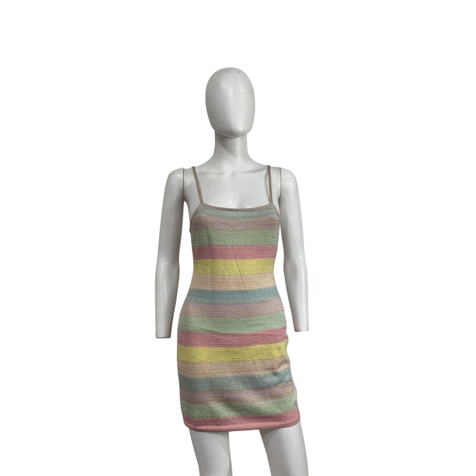 Loveshackfancy 'Lessie' Pink Cotton Knit Mini Dress Size XS
