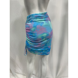 Majorelle 'Dorothea' Blue Polyester Mini Skirt Size XXS