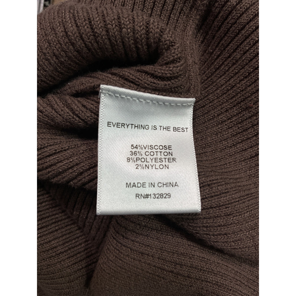 Lpa 'Dara' Brown Rosette Midi Dress Size XS