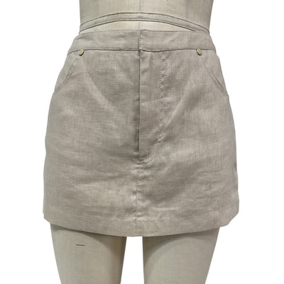 L'Academie Classic Beige Allana Skort Size S