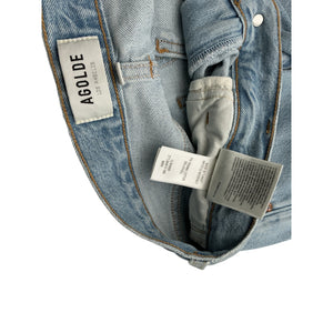 Agolde Relaxed Blue Minka Cargo Denim Jeans Size 25