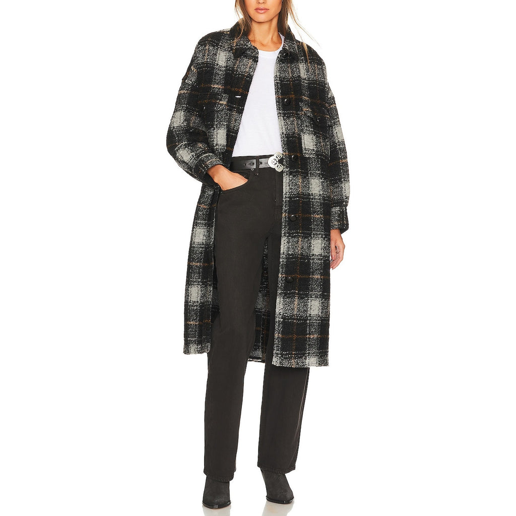 Isabel Marant 'Fontizi' Black Wool Coat Size XS