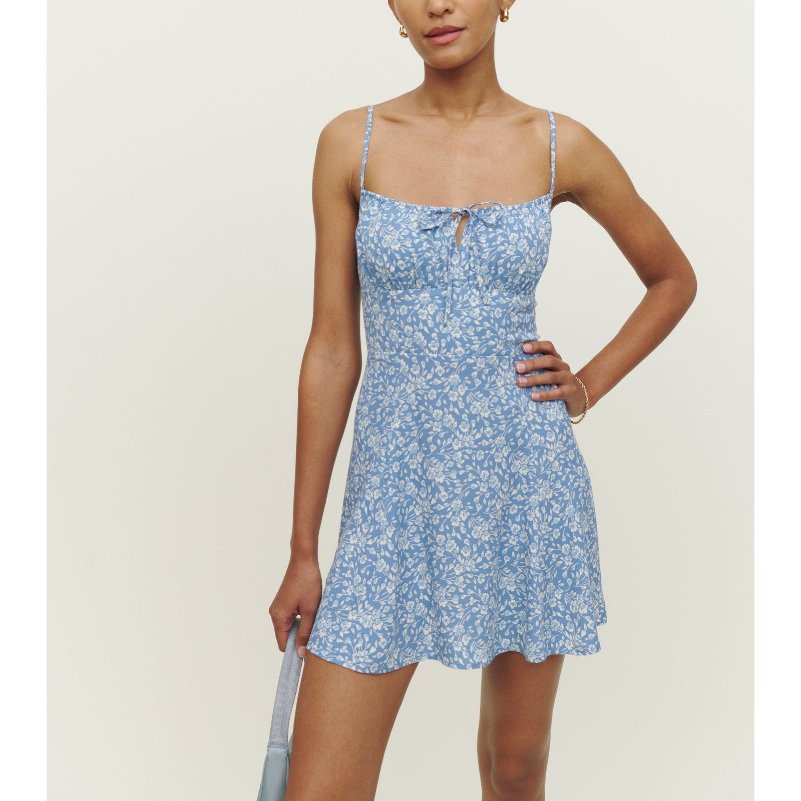 Reformation 'Felix' Blue Dress Size 2
