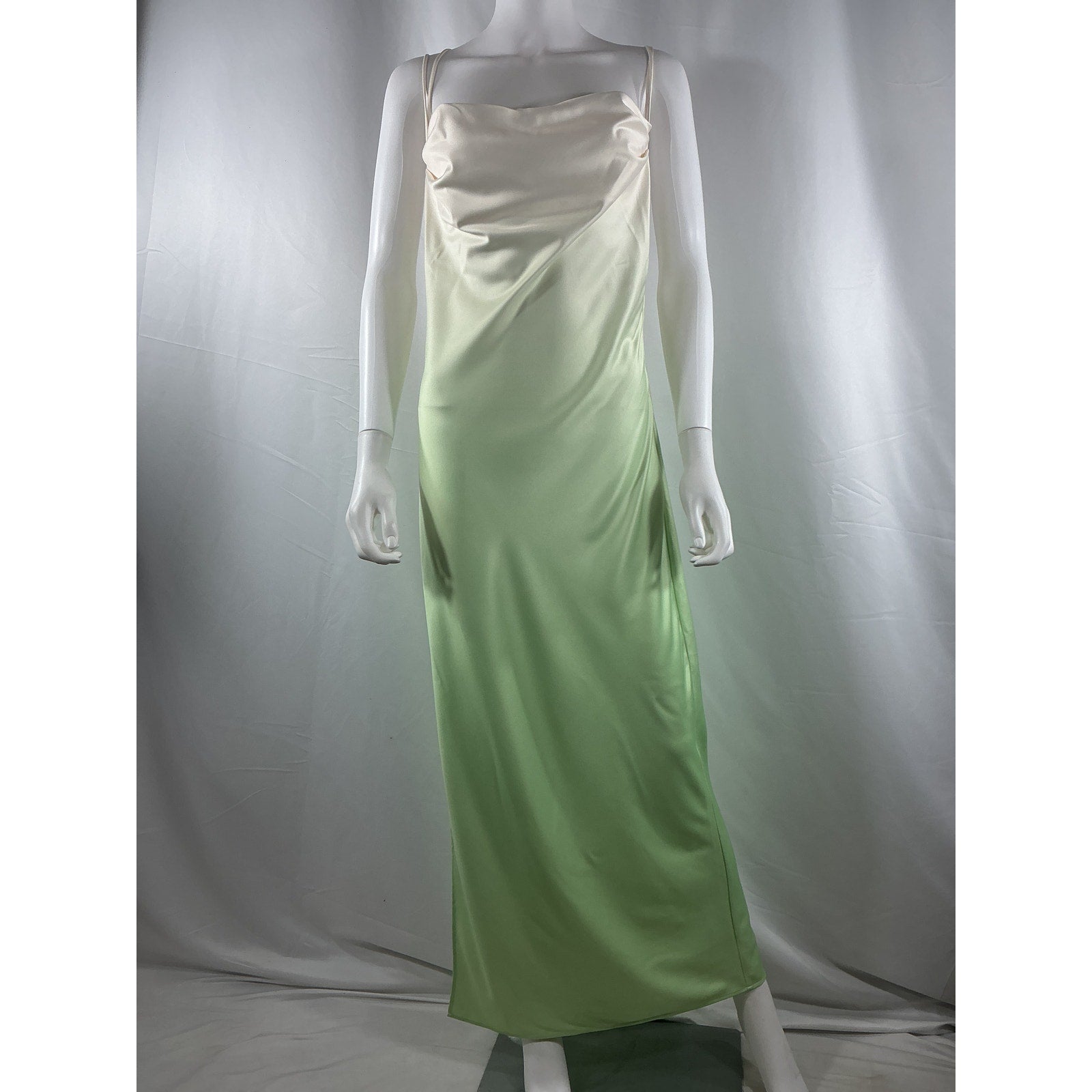 Michael Costello x Revolve 'Porter' Green Poly Dress Size M