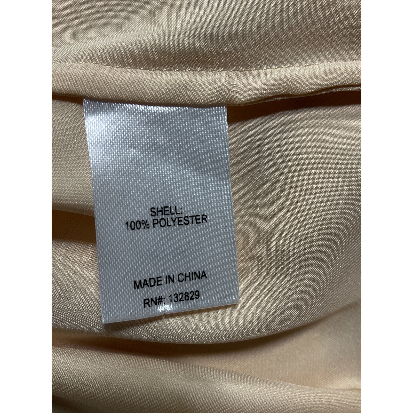 L'Academie 'The Joli' White Satin High Collar Crop Top Size S