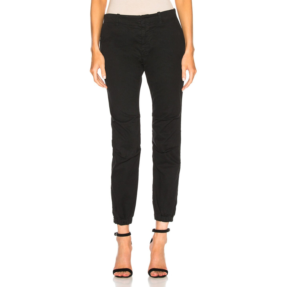 Nili Lotan Utility Black French Military Pants Size 2