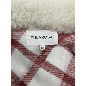 Tularosa Cozy Brown Plaid Dawn Pullover Size XS