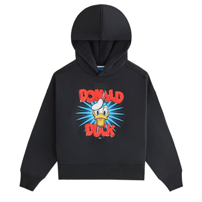 Kith Graphic Black Donald Duck Nelson Hoodie Size L