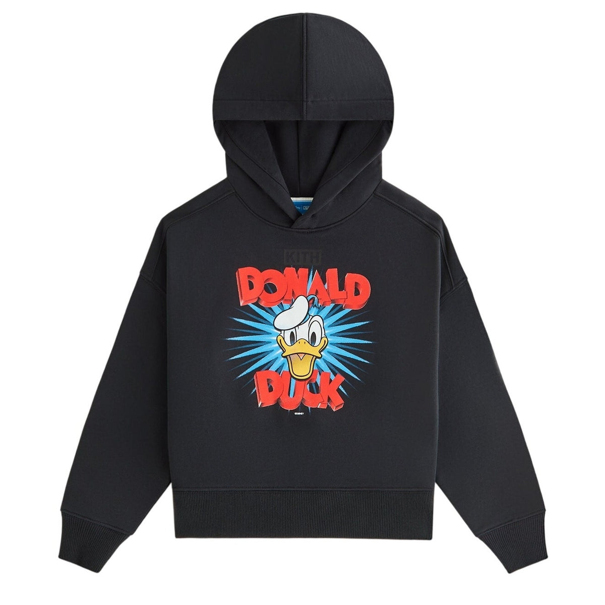 Kith Graphic Black Donald Duck Nelson Hoodie Size L