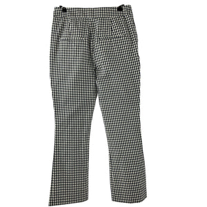 Veronica Beard Gingham Black Ecru Tani Pants Size 8