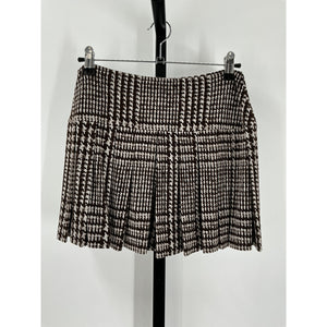 Norma Kamali Chic Multicolor Pleated Micro Skirt Size S