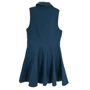 Amur Sleeveless Collared Blue Gail Mini Dress Size 8