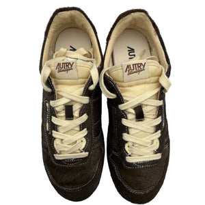 Autry Textured Brown Windspin Sneakers Size 39
