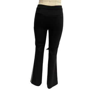 Alice + Olivia Tailored Black Off White Princess Pants Size 0