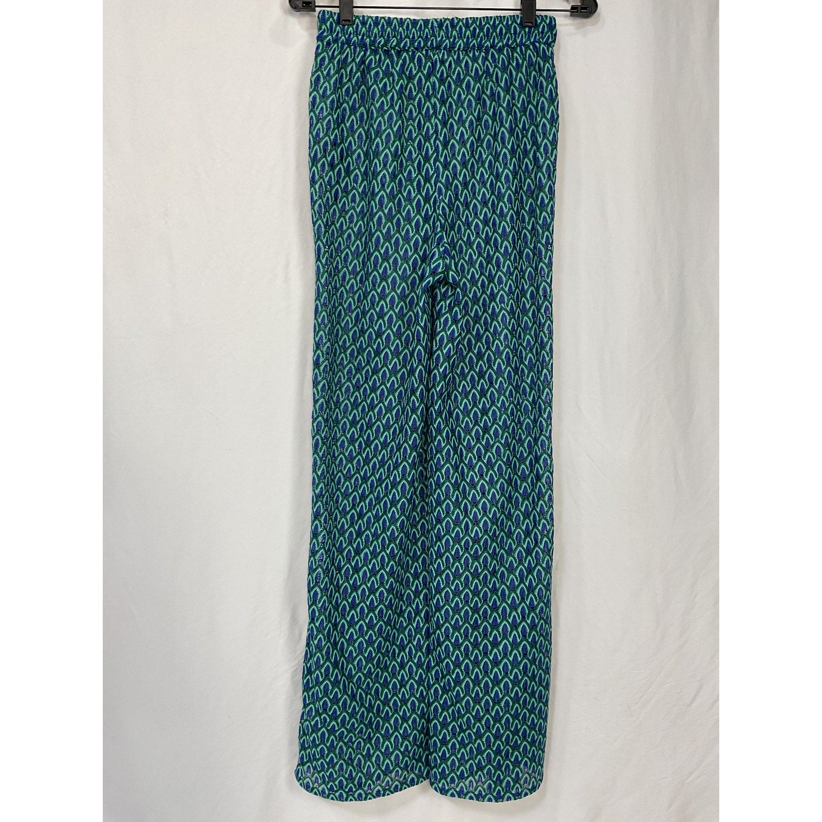 House Of Harlow 1960 X Revolve 'Saskia' Blue Polyester Pant Size XS - NWT