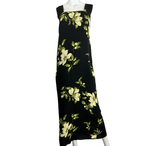Reformation Floral Black Vea Dress Size 2