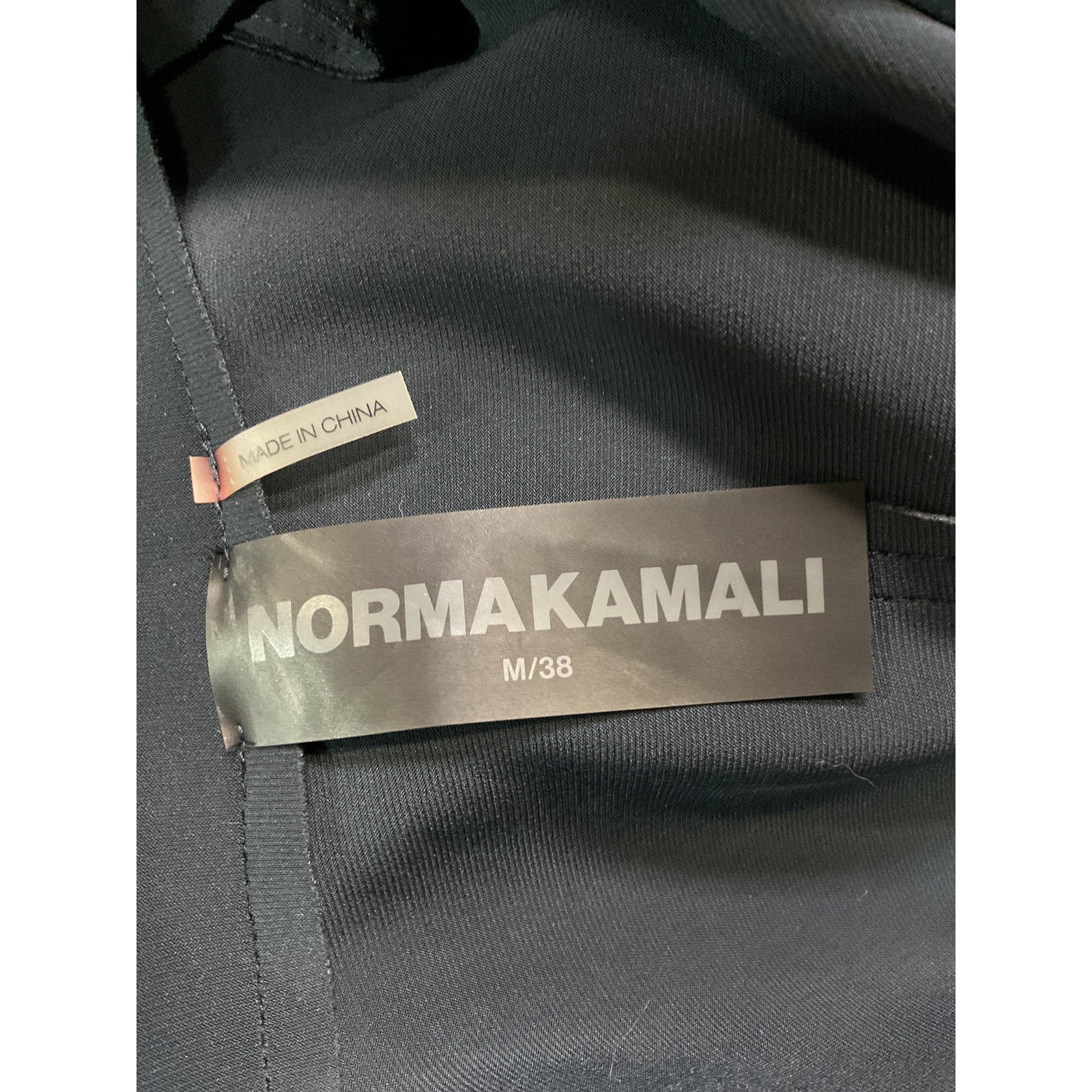 Norma Kamali Navy Single Breasted Jacket Size M