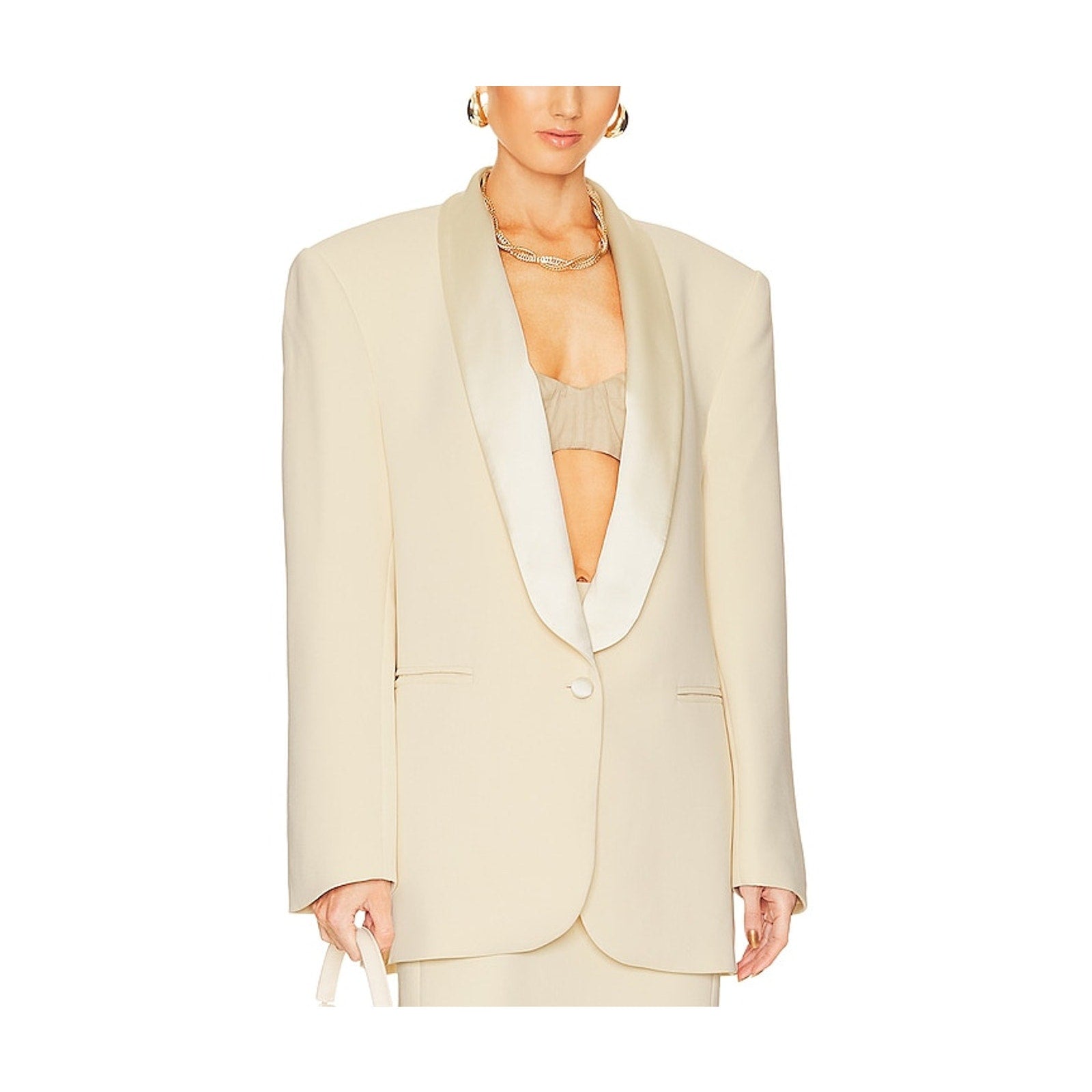 Ronny Kobo 'Everlan' White Blazer Size S - NWT