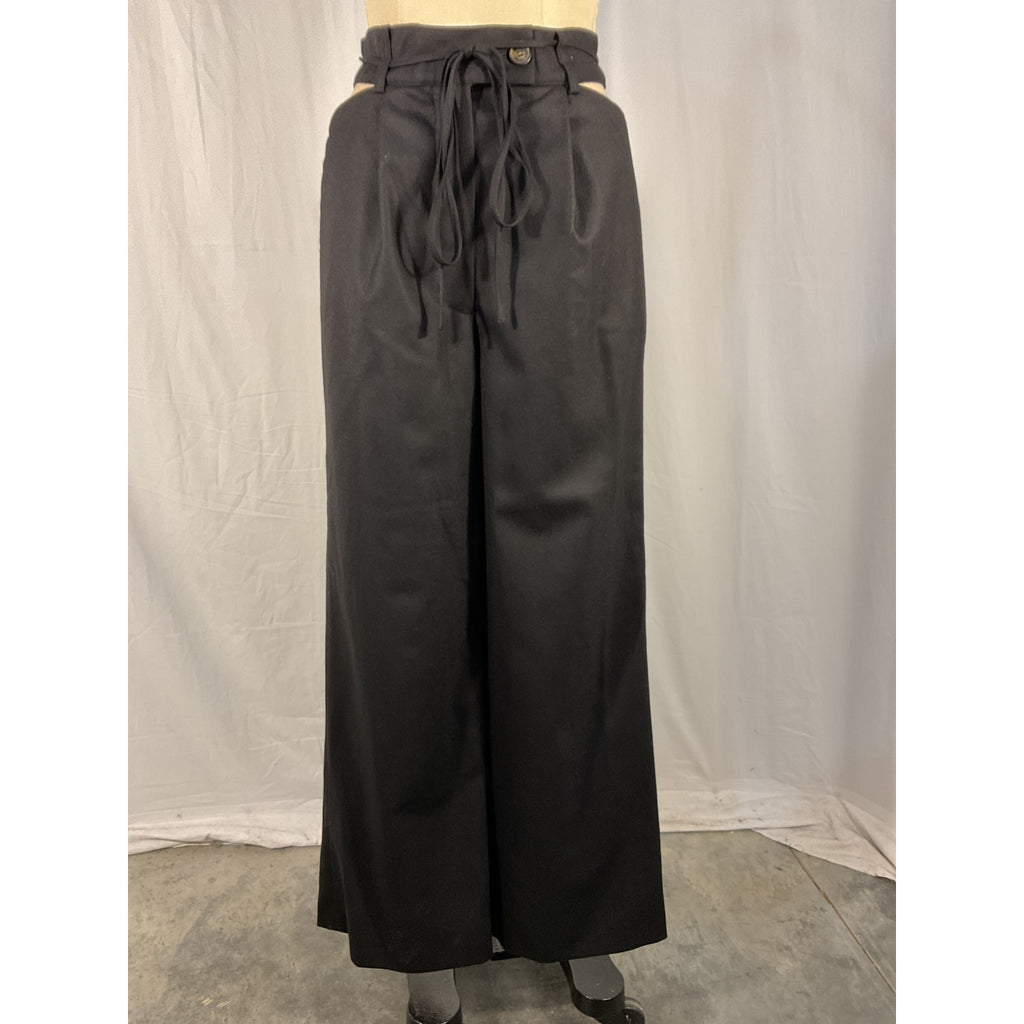 Loulou Studio 'Joli' Black Wool Cut Out Pant Size XS