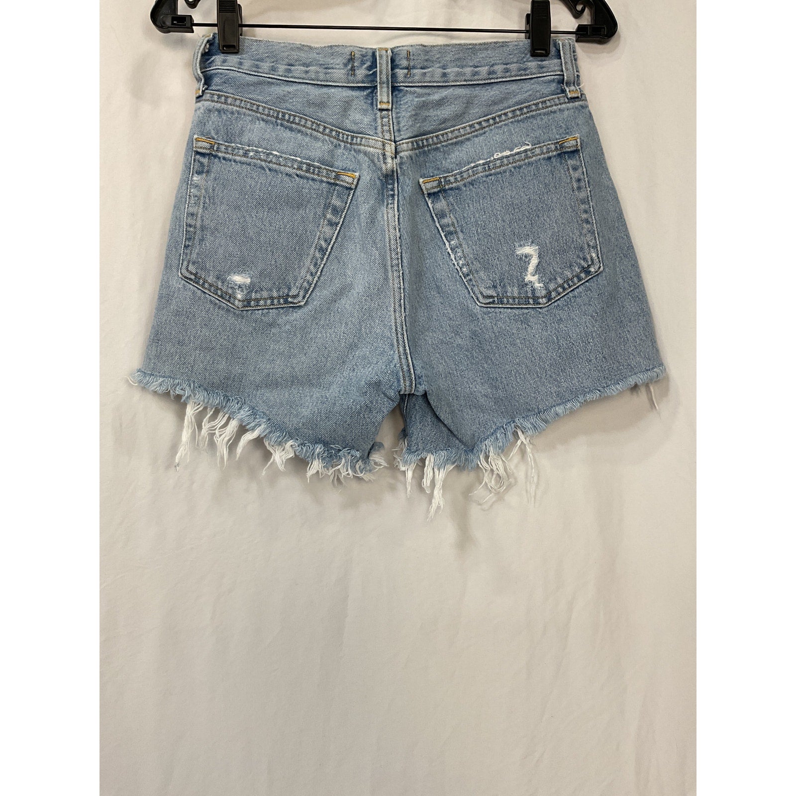 Agolde Parker Long Blue Cotton Short Size 24