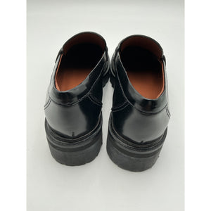 Reformation 'Agathea' Black Leather Chunky Loafer Size 6.5